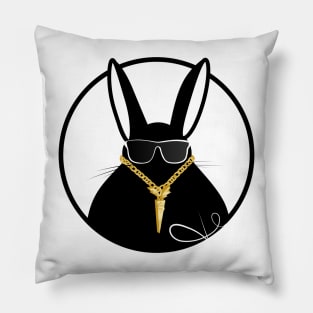 cool bunny Pillow