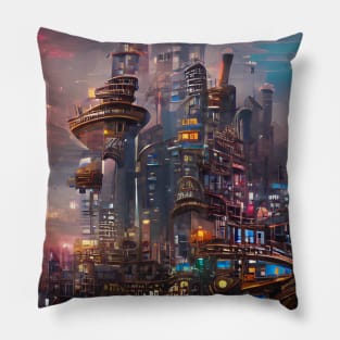 Tokyo 2077 Pillow