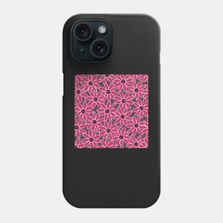 Daisy Garden - Hot Pink 2 Phone Case