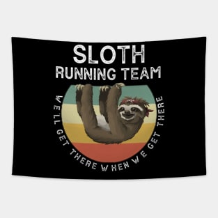 Quotes Sloth Running Team Tapestry