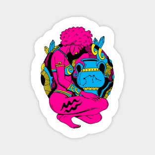 CMYK Aquarius Beauty Magnet