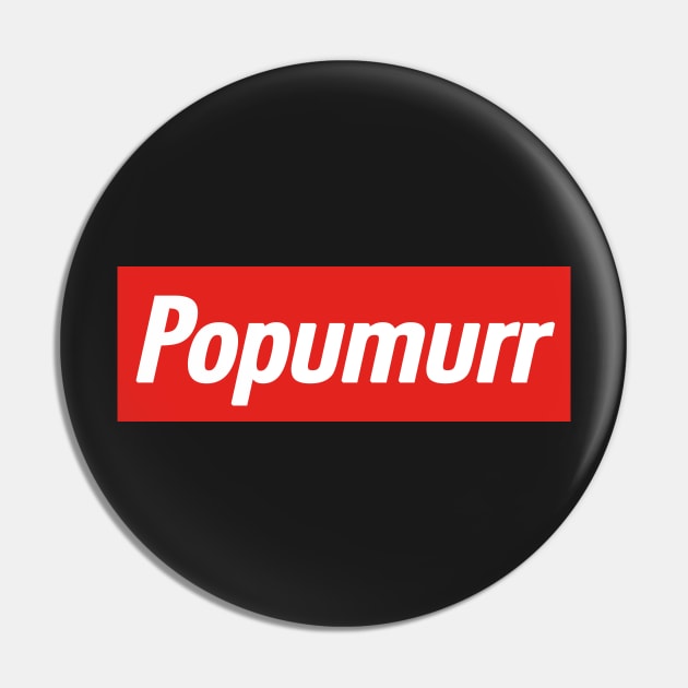 popumurr box logo spoof Pin by teamalphari