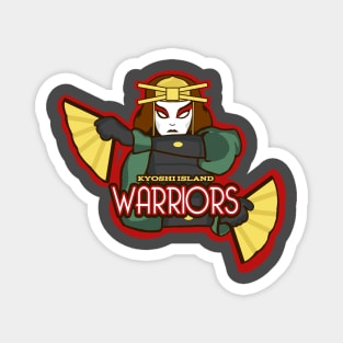 Fantasy Warriors Sports Logo Magnet