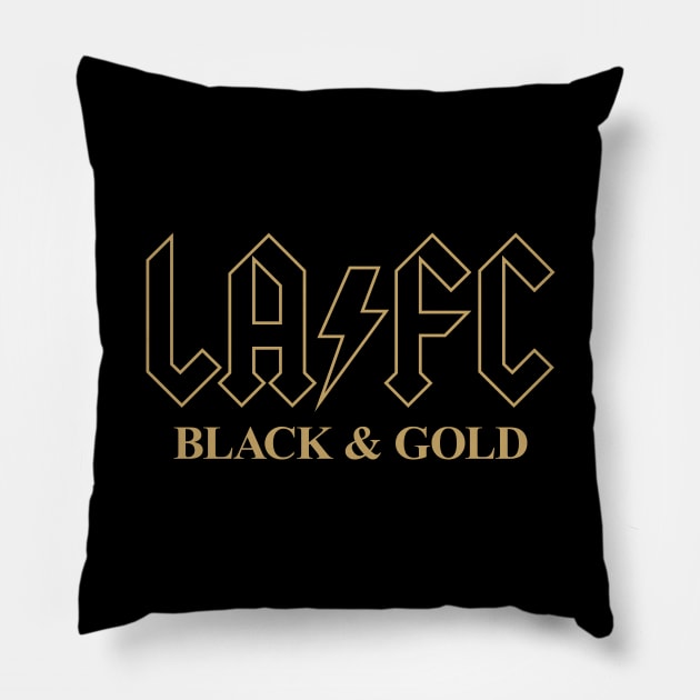 Rock with the Black & Gold! Pillow by TheAestheticHQ