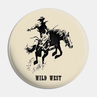 Western Era - Wild West Cowboy on Horseback 6 Pin