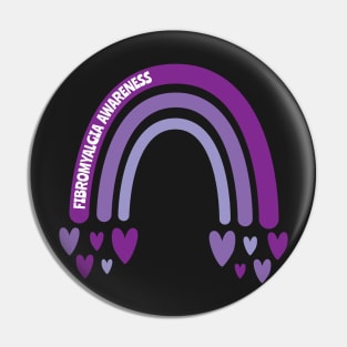 Fibromyalgia Awareness Rainbow Pin