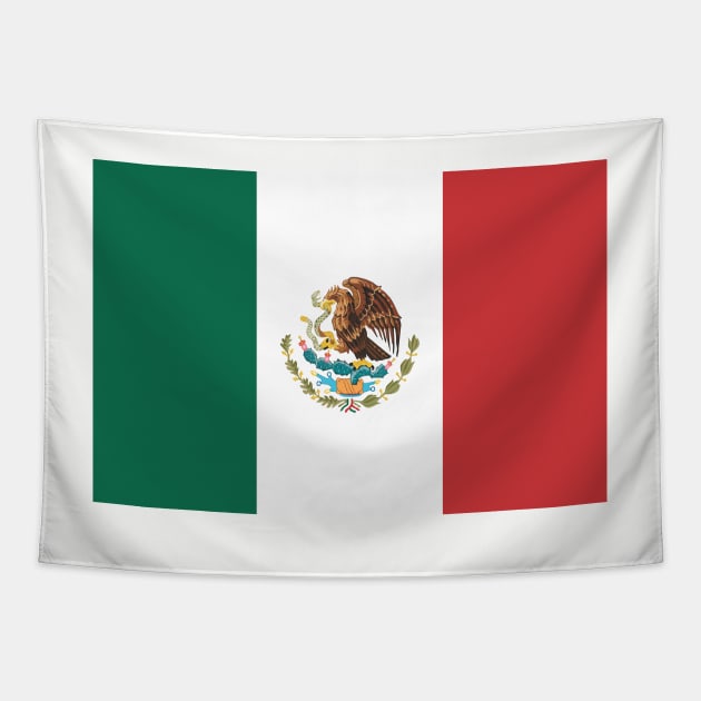 Mexican Mexico Flag Tapestry by hispanicworld