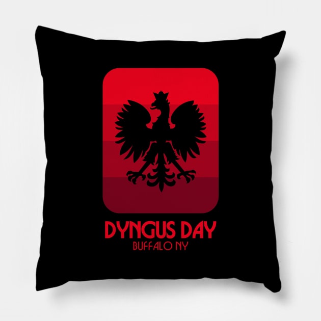 Dyngus Day Buffalo NY Pillow by PodDesignShop