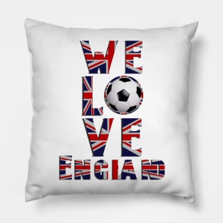 We Love You England Pillow