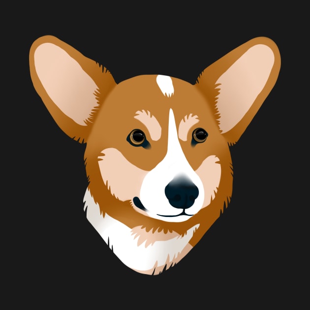 SimpliciTee - Red Pembroke Welsh Corgi by Larthan