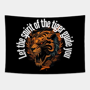 Fierce tiger Tapestry