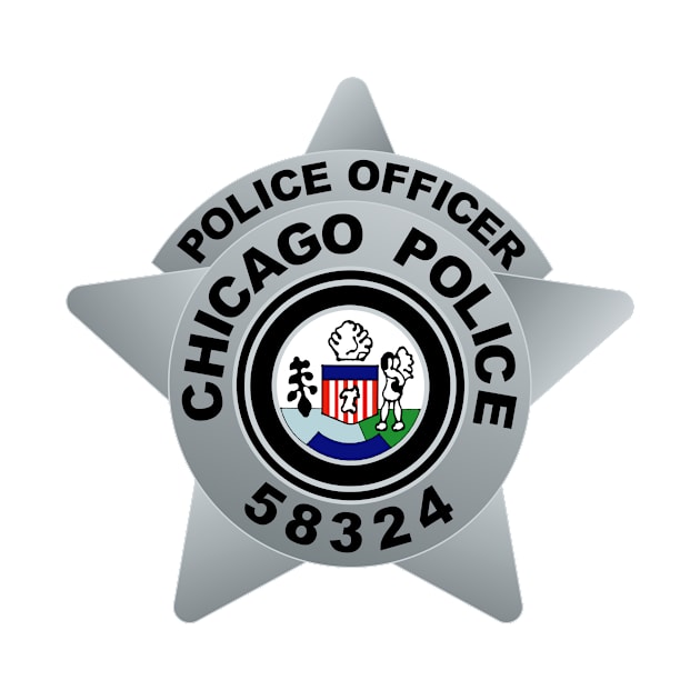 CHICAGO P.D. - BADGE - 58324 - POLICE OFFICER - SEAN ROMAN by emilybraz7