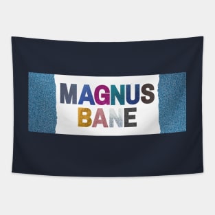 Glittery Magnus Bane Tapestry