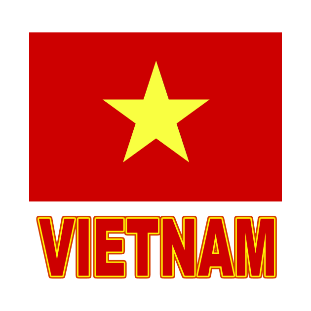 The Pride of Vietnam - Vietnamese Flag Design by Naves