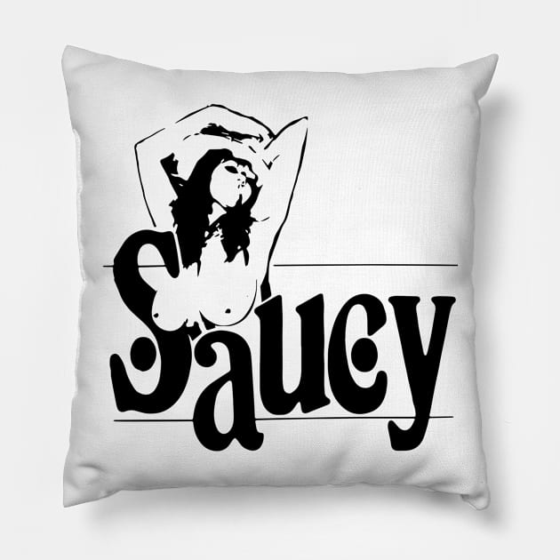 SAUCY Pillow by TheCosmicTradingPost