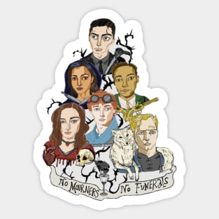 A Lost Grisha Nina Zenik from Six of Crows Sticker for Sale by  brendainthesky