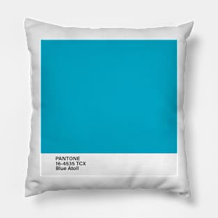 pantone 16-4535 TCX Blue Atoll Pillow