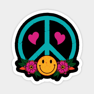 love peace and smile Magnet