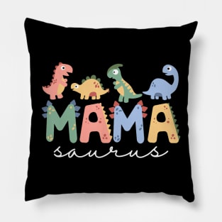 Mamasaurus Cute Dino Mom Gift For Motherhood Pillow