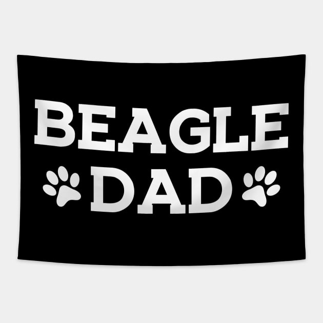 Beagle Dad Tapestry by KC Happy Shop