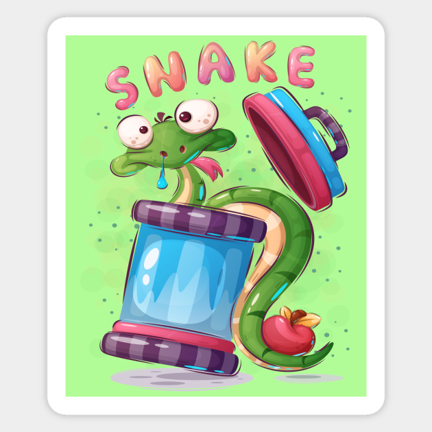 Sweet Baby Snake - Snake - Sticker | TeePublic Sweet Baby Snake - Snake - Sticker | TeePublic