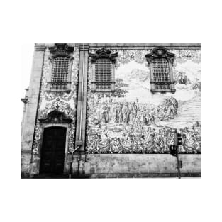 Black and White Lisbon Church, Portugal, Photography T-Shirt