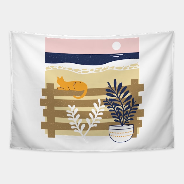 Seaside Tapestry by Wlaurence