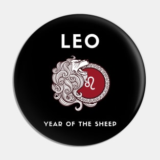 LEO / Year of the SHEEP Pin