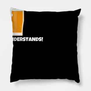 Best Birthday Gift for Beer Lover Pillow