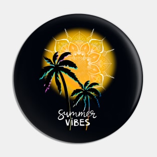 Sunset palm trees Pin