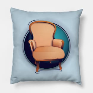 Sofa and Circle Pillow