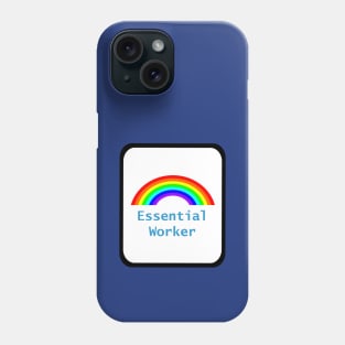 Framed Rainbow Essential Worker Phone Case