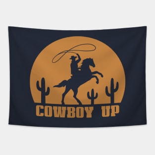 Cowboy Up Tapestry