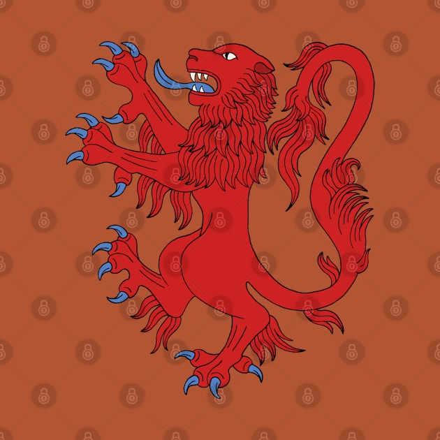 Lion Rampant Gules by AzureLionProductions