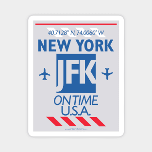 JFK aviation code Magnet