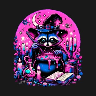 Witchy Raccoon Brewmaster T-Shirt