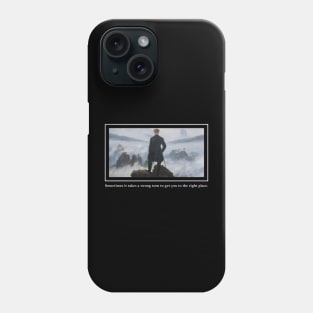 Wanderer above the sea of fog Phone Case