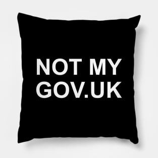 Funny Brexit EU Leave Remain - Not My Government Pillow