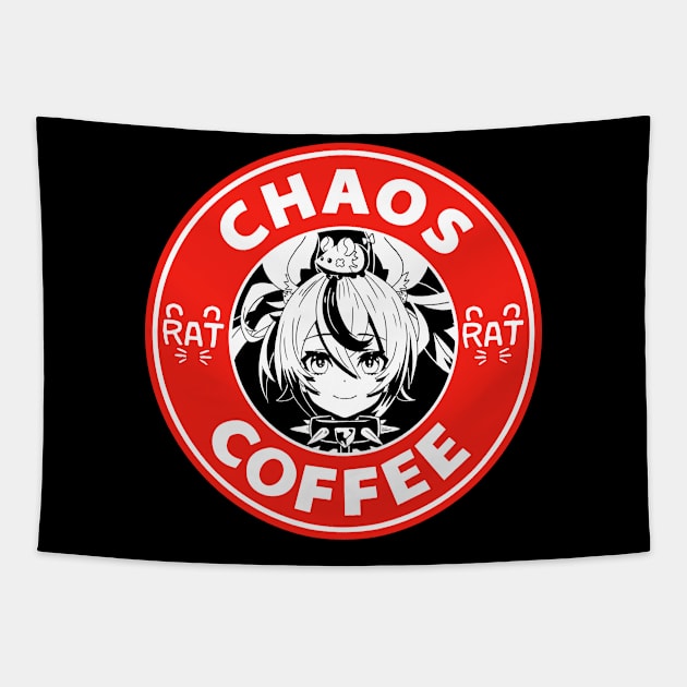 Chaos Coffee - Red Tapestry by CCDesign