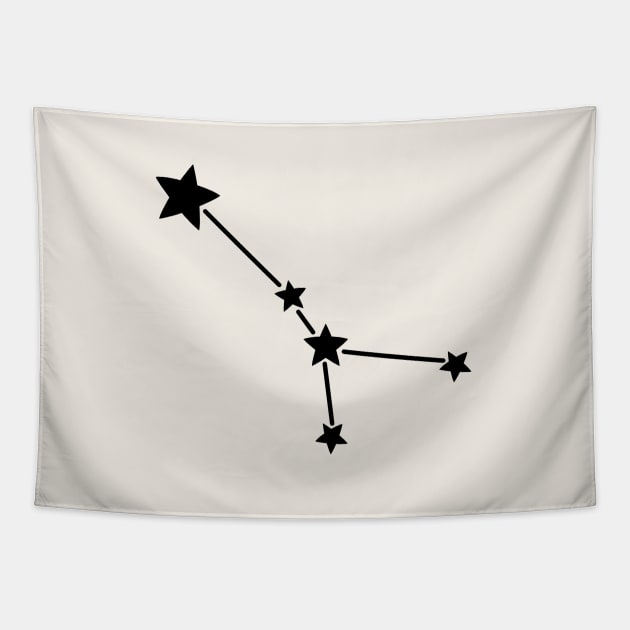 Cancer Constellation Tapestry by Nessanya