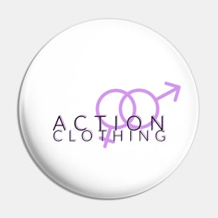 Action Clothing Brand Pin