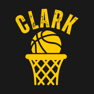 clark basketball Jersey yellow T-Shirt