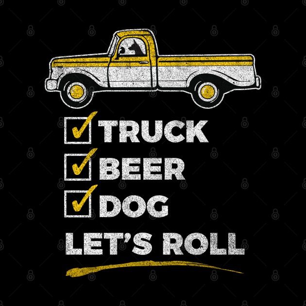 Country Dog - Dog and Truck Weekend Checklist graphic by Vector Deluxe