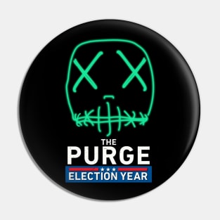 Lady Liberty Mask THE PURGE Pin