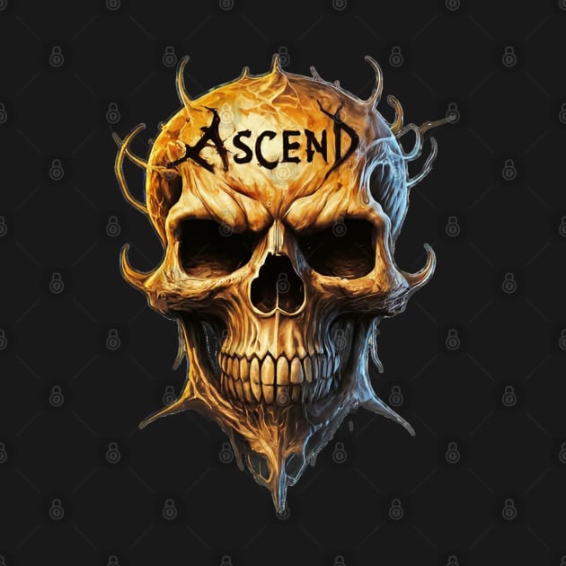 Skull Art Design Ascend by SkellySquad