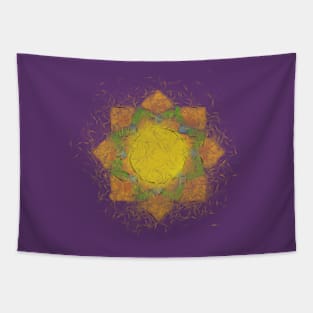 Ethereal Lotus Flower Tapestry