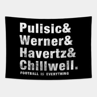 Football Is Everything - Pulisic & Werner Havertz Chillwell Tapestry