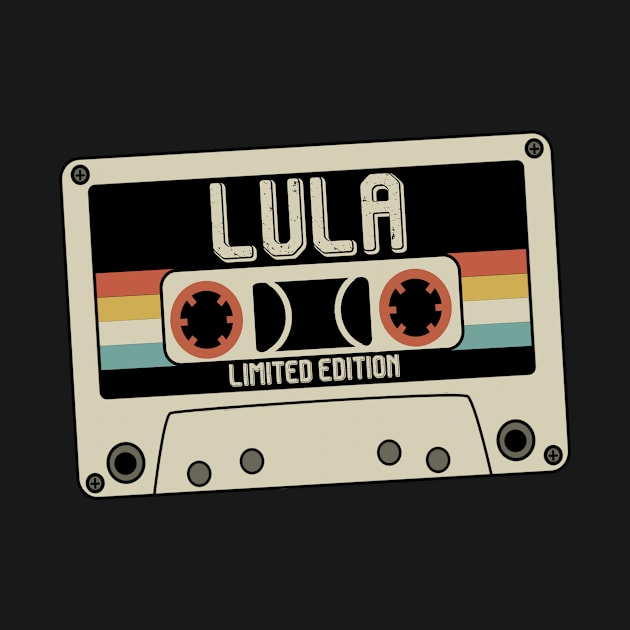 Lula Name - Limited Edition - Vintage Style by Debbie Art