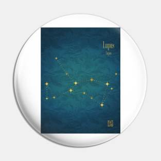 Night Sky Constellations - Lupus Pin