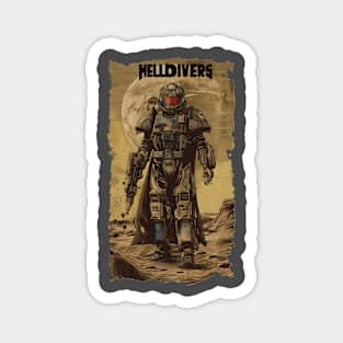 Helldivers 2 Elite Trooper Gamer Gear Magnet